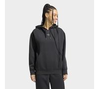 Kapuzensweatshirt ADIDAS ORIGINALS "SPACER HOODIE", Damen, Gr. S, schwarz, schwarz reflective, night grau, Obermaterial: 53% Baumwolle, 47% Polyester, normal, Rundhals, angesetztes Bündchen, Sweatshir
