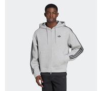 Kapuzensweatshirt ADIDAS ORIGINALS "SPACER HOODIE", Herren, Gr. M, grau (medium grau heather), Obermaterial: 53% Baumwolle, 47% Polyester, normal, Rundhals, Sweatshirts (91000357-M) medium grau heathe