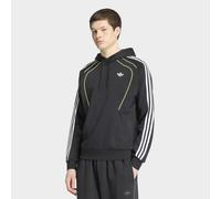 Kapuzensweatshirt ADIDAS ORIGINALS "TEAMGEIST HD", Herren, Gr. XXL, schwarz (schwarz, weiß), Obermaterial: 55% Baumwolle, 36% Polyester, 9% Viskose, normal, Rundhals, angesetztes Bündchen, Sweatshirts