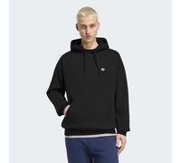 Kapuzensweatshirt ADIDAS ORIGINALS "TREFOIL ESSENTIALS LOOSE HOODIE", Herren, Gr. S, schwarz, Obermaterial: 82% Baumwolle, 18% Polyester, normal, Rundhals, angesetztes Bündchen, Sweatshirts (17004227-