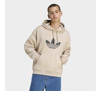 Kapuzensweatshirt ADIDAS ORIGINALS "TREFOIL HOODY", Herren, Gr. L, stone khaki, Obermaterial: 100% Baumwolle, normal, Rundhals, angesetztes Bündchen, Sweatshirts (67664058-L) stone khaki