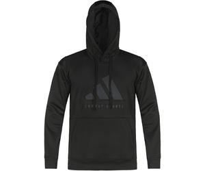 Kapuzensweatshirt ADIDAS PERFORMANCE "adidas Tech Line Hoody COMBAT SPORTS" Gr. M, schwarz, grau, Sweatshirts, Damen, M, Obermaterial: 100% Polyester (22702154-M) schwarz, grau