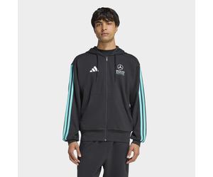 Kapuzensweatshirt ADIDAS PERFORMANCE "MERCEDES - AMG PETRONAS FORMULA 1 TEAM DNA", Herren, Gr. 3XL, schwarz, semi mint rush, Obermaterial: 55% Baumwolle, 36% Polyester, 9% Viskose, normal, Rundhals, a