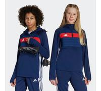 Kapuzensweatshirt ADIDAS PERFORMANCE "TIRO ES WINTOPY", Mädchen, Gr. 176, team navy blau 2, rot, weiß, Obermaterial: 100% Polyester, angesetztes Bündchen, Sweatshirts (55681654-176) team navy blau 2,