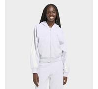 Kapuzensweatshirt ADIDAS SPORTSWEAR "ADIDAS KIT 3-STREIFEN", Damen, Gr. XS, light grau heather, sanftes weiß, Obermaterial: 100% Baumwolle, normal, Rundhals, angesetztes Bündchen, Sweatshirts, für Erw