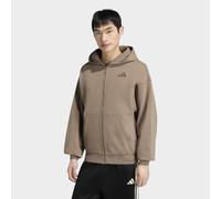 Kapuzensweatshirt ADIDAS SPORTSWEAR "M AK SL FZ", Herren, Gr. XXL, braun (khaki six), Obermaterial: 100% Baumwolle, normal, Rundhals, angesetztes Bündchen, Sweatshirts (60704651-XXL) khaki six