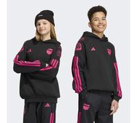 Kapuzensweatshirt ADIDAS SPORTSWEAR "ADIDAS X FORTNITE HOODIE", Jungen, Gr. 140, schwarz, real magenta, Obermaterial: 78% Baumwolle, 22% Polyester, normal, Rundhals, angesetztes Bündchen, Sweatshirts