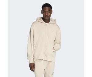 Kapuzensweatshirt ADIDAS SPORTSWEAR "ALL SZN", Herren, Gr. M, crystal linen, Obermaterial: 70% Baumwolle, 30% Polyester, normal, Rundhals, angesetztes Bündchen, Sweatshirts, Kapuzenjacke mit Reißversc