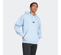 ADIDAS SPORTSWEAR Hoodie aus reiner Baumwolle mit Känguru-Tasche in Bleu, Größe M