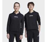 Kapuzensweatshirt ADIDAS SPORTSWEAR "ESSENTIALS KIDS HOODIE", Mädchen, Gr. 152, schwarz-weiß (schwarz, weiß), Obermaterial: 71% Baumwolle, 29% Polyester, normal, Rundhals, angesetztes Bündchen, Sweats