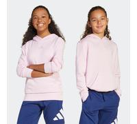 Kapuzensweatshirt ADIDAS SPORTSWEAR "ESSENTIALS KIDS HOODIE", Mädchen, Gr. 164, pink (clear pink, weiß), Obermaterial: 71% Baumwolle, 29% Polyester, normal, Rundhals, angesetztes Bündchen, Sweatshirts