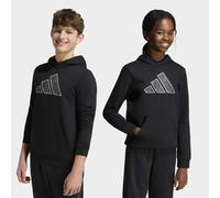 Kapuzensweatshirt ADIDAS SPORTSWEAR "GRAFIK KIDS HOODIE, CAMOUFLAGE", Jungen, Gr. 116, schwarz, Obermaterial: 70% Baumwolle, 30% Polyester, normal, Rundhals, angesetztes Bündchen, Sweatshirts, für Kin