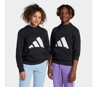 Kapuzensweatshirt ADIDAS SPORTSWEAR "J BL FT HD 280", Mädchen, Gr. 176, schwarz-weiß (schwarz, weiß), Obermaterial: 55% Baumwolle, 36% Polyester, 9% Viskose, normal, Rundhals, angesetztes Bündchen, Sw