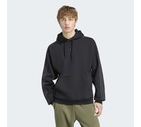 Kapuzensweatshirt ADIDAS SPORTSWEAR "M 3S FL HD", Herren, Gr. XL, schwarz (schwarz, carbon), Obermaterial: 70% Baumwolle, 30% Polyester, normal, Rundhals, angesetztes Bündchen, Sweatshirts (81320638-X