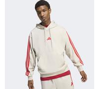 adidas Essentials 3-Streifen French Terry Hoodie Herren KC0895 - wonder alumina/pure ruby XL