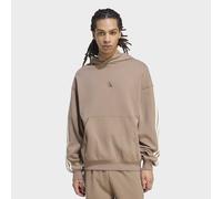 Kapuzensweatshirt ADIDAS SPORTSWEAR "ADIDAS KIT 3-STREIFEN HOODIE", Herren, Gr. XXL, khaki six, sanftes weiß, Obermaterial: 100% Baumwolle, normal, Rundhals, angesetztes Bündchen, Sweatshirts (1947663