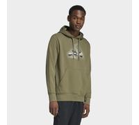 Kapuzensweatshirt ADIDAS SPORTSWEAR "M CAMO MOD L H", Herren, Gr. M, olive strata, Obermaterial: 55% Baumwolle, 36% Polyester, 9% Viskose, Sweatshirts (67967358-M) olive strata