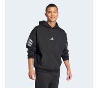 Kapuzensweatshirt ADIDAS SPORTSWEAR "M FI 3S HD HLD", Herren, Gr. XL, schwarz, Obermaterial: 67% Polyester, 33% Baumwolle, Sweatshirts (79715027-XL) schwarz