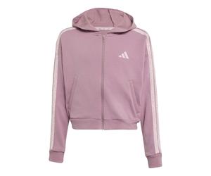 Kapuzensweatshirt ADIDAS SPORTSWEAR "SEASONALS ANIMAL, DURCHGEHENDER REISSVERSCHLUSS", Mädchen, Gr. 164, rosa (magic mauve, multicolor, clear pink), Obermaterial: 55% Baumwolle, 36% Polyester, 9% Visk