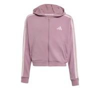 Kapuzensweatshirt ADIDAS SPORTSWEAR "SEASONALS ANIMAL, DURCHGEHENDER REISSVERSCHLUSS", Mädchen, Gr. 170, rosa (magic mauve, multicolor, clear pink), Obermaterial: 55% Baumwolle, 36% Polyester, 9% Visk