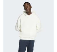 Kapuzensweatshirt ADIDAS SPORTSWEAR "SOFT LUX HOODIE", Herren, Gr. XXL, weiß (sanftes weiß), Obermaterial: 51% Polyester, 25% Modal, 15% Baumwolle, 9% Elasthan, normal, Rundhals, angesetztes Bündchen,
