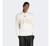 Kapuzensweatshirt ADIDAS SPORTSWEAR "STADIUM GRAPHIC HOODIE", Herren, Gr. 3XL, sanftes weiß, pure ruby, Obermaterial: 67% Polyester, 33% Baumwolle, normal, V-Ausschnitt, angesetztes Bündchen, Sweatshi