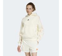 Kapuzensweatshirt ADIDAS SPORTSWEAR "STADIUM HOODIE", Damen, Gr. M, sanftes weiß, pure orange, dunkelblau, Obermaterial: 75% Baumwolle, 25% Polyester, angesetztes Bündchen, Sweatshirts (95558241-M) sa