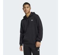 Kapuzensweatshirt ADIDAS SPORTSWEAR "SUMMER SLIDE TRIM GRAPHIC HOODIE", Herren, Gr. M, schwarz, Obermaterial: 55% Baumwolle, 36% Polyester, 9% Viskose, normal, Rundhals, angesetztes Bündchen, Sweatshi
