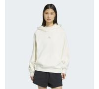 Kapuzensweatshirt ADIDAS SPORTSWEAR "W AK 3S OH HD", Damen, Gr. XXL, sanftes weiß, sanftes weiß, Obermaterial: 100% Baumwolle, normal, Rundhals, angesetztes Bündchen, Sweatshirts (96564653-XXL) sanfte