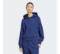 Kapuzensweatshirt ADIDAS SPORTSWEAR "W AK SL FZ HD", Damen, Gr. L, dunkelblau, Obermaterial: 100% Baumwolle, normal, Rundhals, angesetztes Bündchen, Sweatshirts (64886310-L) dunkelblau