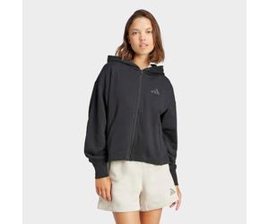 Kapuzensweatshirt ADIDAS SPORTSWEAR "W ALL SZN FT FZ", Damen, Gr. S, schwarz, Obermaterial: 100% Baumwolle, Sweatshirts (15283022-S) schwarz