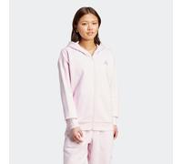 Kapuzensweatshirt ADIDAS SPORTSWEAR "W ALL SZN FZ HD", Damen, Gr. S, transparent (clear pink), Obermaterial: 70% Baumwolle, 30% Polyester, Sweatshirts (77095757-S) clear pink