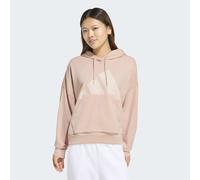 Kapuzensweatshirt ADIDAS SPORTSWEAR "W BL FT HD", Damen, Gr. XS, rosa (blupnk, pnktin), Obermaterial: 55% Baumwolle, 36% Polyester, 9% Viskose, Sweatshirts (36742819-XS) blupnk, pnktin