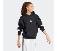 Kapuzensweatshirt ADIDAS SPORTSWEAR "W FI 3S OH HD", Damen, Gr. L, schwarz, Obermaterial: 67% Polyester, 33% Baumwolle, normal, Rundhals, Sweatshirts (29555411-L) schwarz