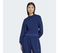 Kapuzensweatshirt ADIDAS SPORTSWEAR "W SL HD", Damen, Gr. XXL, blau (dunkelblau), Obermaterial: 51% Polyester, 25% Modal, 15% Baumwolle, 9% Elasthan, normal, Rundhals, angesetztes Bündchen, Sweatshirt