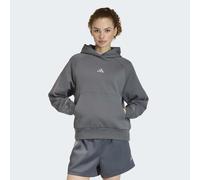 Kapuzensweatshirt ADIDAS SPORTSWEAR "W STADIUM HD", Damen, Gr. L, grau six, st tropic bloom, ch solid grau, Obermaterial: 75% Baumwolle, 25% Polyester, angesetztes Bündchen, Sweatshirts (69164753-L) g