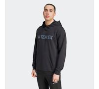 Kapuzensweatshirt ADIDAS TERREX "MT L LOGO HD", Herren, Gr. XL, schwarz, Obermaterial: 70% Baumwolle, 30% Polyester, Sweatshirts (45522124-XL) schwarz