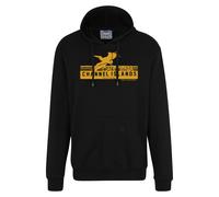 Kapuzensweatshirt AHORN SPORTSWEAR "CHANNEL ISLANDS", Herren, Gr. 6XL, schwarz, 100% Baumwolle, normal, ohne Ausschnitt, Sweatshirts, mit modischem Frontprint (60998024-6XL) schwarz