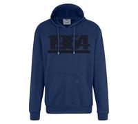 Kapuzensweatshirt AHORN SPORTSWEAR "GRAPHIC NUMBER", Herren, Gr. XXL, blau, 100% Baumwolle, normal, ohne Ausschnitt, Sweatshirts, mit modischem Frontprint (90234815-XXL) blau