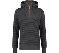 Kapuzensweatshirt ALIFE & KICKIN "Herren HugoAK Z", Herren, Gr. XXL, grau (moonless melange), 50% Baumwolle, 50% Polyester, Sweatshirts (48952922-XXL) moonless melange