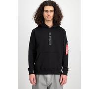 Kapuzensweatshirt ALPHA INDUSTRIES "Alpha PP Hoody", Herren, Gr. XL, schwarz, Sweatware, Obermaterial: 80% Baumwolle, 20% Polyester, unifarben, regular fit hüftlang, Rundhals, Sweatshirts (57261711-XL