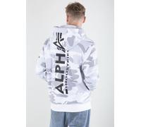 Alpha Industries Back Print Hoody white camo, Größe 3XL, Herren, Baumwolle