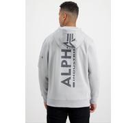 Alpha Industries Back Print Hoody Kapuzensweat für Herren Pastel Grey