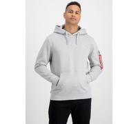 ALPHA INDUSTRIES Back Print Hoody Kapuzensweat für Herren Pastel Grey