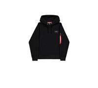 Kapuzensweatshirt ALPHA INDUSTRIES "Backprint Hoodie Mirror Camo", Herren, Gr. XL, schwarz, Obermaterial: 80% Baumwolle, 20% Polyester, regular fit, Sweatshirts (67555009-XL) schwarz