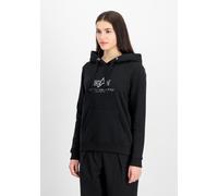 Alpha Industries Basic Big Logo Mirror Leo Hoodie Größe M Schwarz