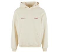 Kapuzensweatshirt ANOTHER COTTON LAB "Another Cotton Lab Pardon Monsieur Oversized Hoodie", Damen, Gr. S, weiß, 52% Baumwolle, 48% Polyester, bedruckt, Rundhals, Sweatshirts (30463145-S) weiß