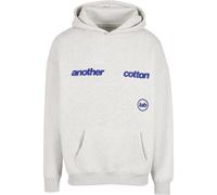Kapuzensweatshirt ANOTHER COTTON LAB "Another Cotton Lab Pods Hoodie", Damen, Gr. S, grau, 52% Baumwolle, 48% Polyester, bedruckt, Rundhals, Sweatshirts (68100826-S) grau