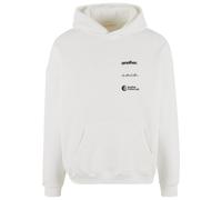 Kapuzensweatshirt ANOTHER COTTON LAB "Another Cotton Lab Timeless Oversized Hoodie", Damen, Gr. M, weiß, 52% Baumwolle, 48% Polyester, bedruckt, Rundhals, Sweatshirts (60238505-M) weiß
