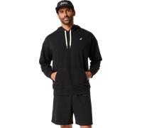Kapuzensweatshirt ASICS "FRENCH TERRY RELAXED PULLOVER HOODIE", Damen, Gr. M, performance schwarz, Obermaterial: 63% Baumwolle, 37% Polyester, Sweatshirts, mit Kängurutasche, sportlicher Stil (2116636